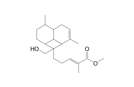 2-Pentenoic acid, 2-methyl-5-[1a,2,3,4,4a,5,7a,7b-octahydro-1-(hydroxymethyl)-4,7-dimethyl-1H-cyclobuta[de]naphthalen-1-yl]-, methyl ester, [1R-[1.alpha.,1(E),1a.alpha.,4.beta.,4a.alpha.,7a.alpha.,7b.alpha.]]-