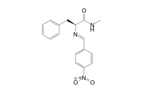 (S,E)-N-methyl-2-((4-nitrobenzylidene)amino)-3-phenylpropanamide