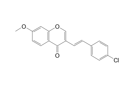 (E)-4'-Chloro-7-methoxy-3-styrylchromone