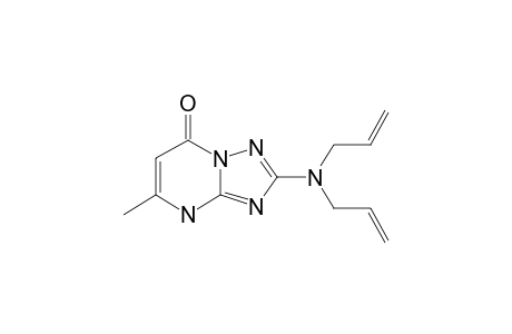 2-DIALLYLAMINO-7-METHYL-1,2,4-TRIAZOLO-[1,5-A]-PYRIMIDIN-5(8H)-ONE