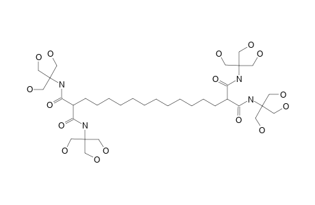 N,N',N'',N'''-TETRAKIS-[2-HYDROXY-1,1-BIS-(HYDROXYMETHYL)-ETHYL]-ALPHA,ALPHA,OMEGA,OMEGA-TETRADECANETETRACARBOXAMIDE