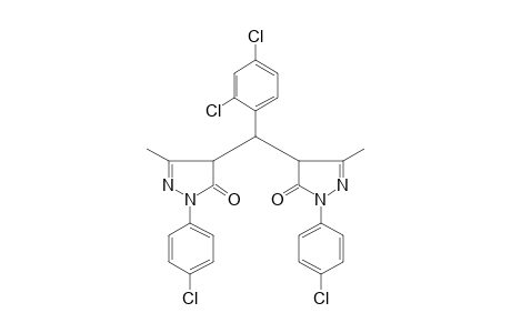 4,4'-(2,4-Dichlorophenylmethylene)bis[1-(4-chlorophenyl)-3-methyl-5(4H)-pyrazolone]