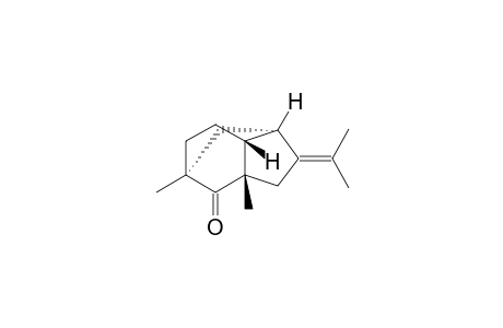 (+)-(1S,3S,6S,7R)-5-Isopropylidene-1,3-dimethyltricyclo[4.3.1.0(3,7)]decan-2-one