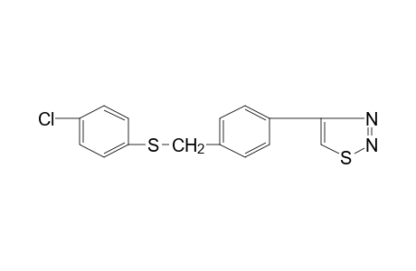 4-{alpha-[(p-CHLOROPHENYL)THIO]-p-TOLYL}-1,2,3-THIADIAZOLE