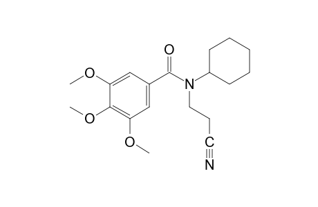 N-(2-cyanoethyl)-N-cyclohexyl-3,4,5-trimethoxybenzamide