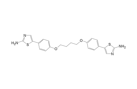 5-(4-(4-(4-(2-Aminothiazol-5-yl)phenoxy)butoxy)phenyl)thiazol-2-amine