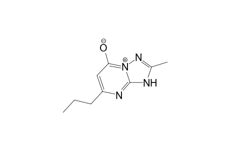 3H-[1,2,4]triazolo[1,5-a]pyrimidin-8-ium, 7-hydroxy-2-methyl-5-propyl-, inner salt