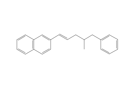 (E)-2-(4-Methyl-5-phenylpent-1-en-1-yl)naphthalene