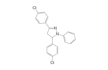 3,5-Bis(4-chlorophenyl)-1-phenyl-4,5-dihydro-1H-pyrazole