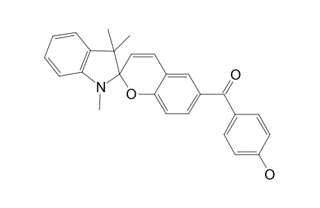 6-(Hydroxyphenylcarbonyl)spiro[2H chromene-2,2'-1',3',3'-trimethylindoline]