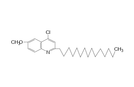 4-chloro-6-methoxy-2-pentadecylquinoline