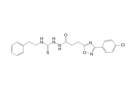 1-{3-[3-(p-chlorophenyl)-1,2,4-oxadiazol-5-yl]propionyl}-4-phenethyl-3-thiosemicarbazide