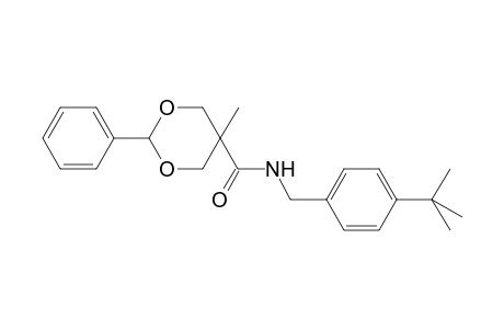 N-(4-tert-butylbenzyl)-5-methyl-2-phenyl-1,3-dioxane-5-carboxamide