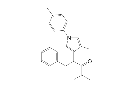 4-methyl-2-[4-methyl-1-(4-methylphenyl)-3-pyrrolyl]-1-phenyl-3-pentanone