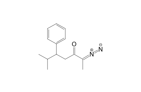 2-Diazo-5-phenyl-6-methylheptan-3-one