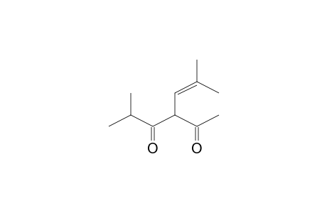 2,4-Hexanedione, 5-methyl-3-(2-methyl-1-propenyl)-