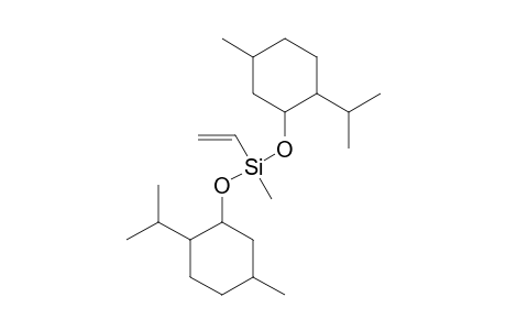 SILANE, ETHENYLMETHYLBIS[[5-METHYL-2-(1-METHYLETHYL)CYCLOHEXYL]OXY]-, [1alpha(1R*,2S*,5R*),2beta,5alpha]-