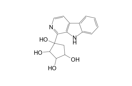 1-(1,3,4,5-tetrahydroxy-cyclopentyl)-.beta.-carboline