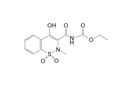 [(4-hydroxy-2-methyl-2H-1,2-benzothiazin-3-yl)carbonyl]carbamic acid,ethyl ester, S,S-dioxide