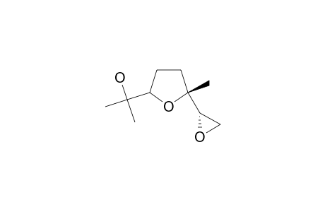 2-(5-Methyl-5-oxiran-2-yltetrahydrofuran-2-yl)propan-2-ol