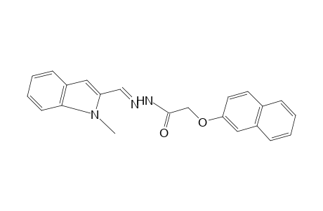 (2-Naphthyloxy)acetic acid, [(1-methylindol-2-yl)methylene]hydrazide