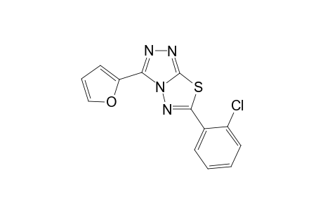 6-(2-Chlorophenyl)-3-(furan-2-yl)-[1,2,4]triazolo[3,4-b][1,3,4]thiadiazole