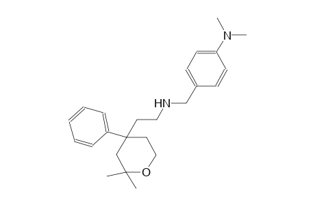 2H-pyran-4-ethanamine, N-[[4-(dimethylamino)phenyl]methyl]tetrahydro-2,2-dimethyl-4-phenyl-