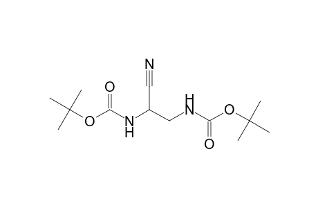 Propanenitrile, 2,3-bis(t-butoxycarbonylamino)-