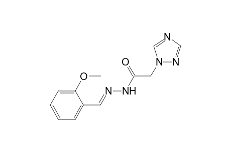 N'-[(E)-(2-methoxyphenyl)methylidene]-2-(1H-1,2,4-triazol-1-yl)acetohydrazide