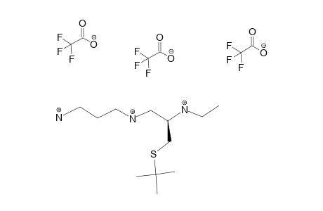 (4R)-(TERT.-BUTYL)-THIOMETHYL-9-AMINO-3,6-DIAZANONANE-TRIS-(TRIFLUOROACETATIC-ACID)-SALT