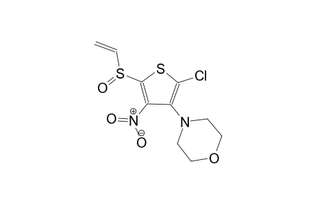 morpholine, 4-[2-chloro-5-(ethenylsulfinyl)-4-nitro-3-thienyl]-