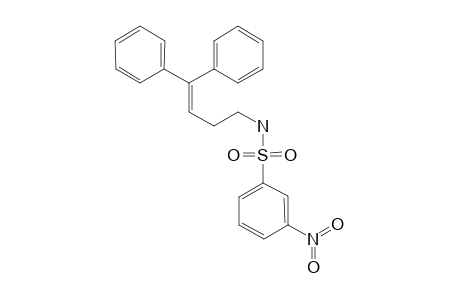 N-(4,4-Diphenyl-but-3-enyl)-3-nitro-benzenesulfonamide