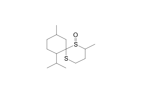 7-Isopropyl-2,10-dimethyl-1,5-dithia-spiro[5.5]undecane 1-oxide