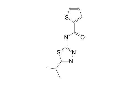 N-(5-isopropyl-1,3,4-thiadiazol-2-yl)-2-thiophenecarboxamide