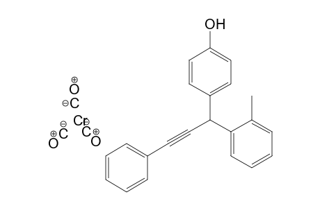 Tricarbonyl-{1-[1'-(p-hydroxyphenyl)-3'-phenylpropargyl]-2-methylphenyl}-chromium