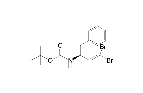 1-Butene, 1,1-dibromo-4-phenyl-(3S)-3-[(t-butoxycarbonyl)amino]-