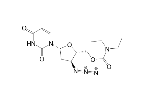 [(2S,3S,5R)-3-azido-5-(5-methyl-2,4-dioxo-pyrimidin-1-yl)tetrahydrofuran-2-yl]methyl N,N-diethylcarbamate