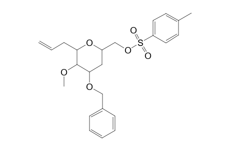 D-altro-Non-8-enitol, 2,6-anhydro-3,7,8,9-tetradeoxy-5-C-methyl-4-O-(phenylmethyl)-, 1-(4-methylbenzenesulfonate)