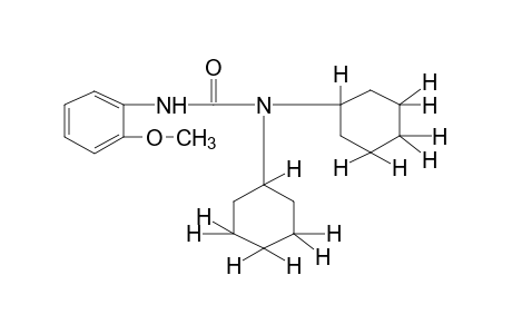 1,1-dicyclohexyl-3-(o-methoxyphenyl)urea