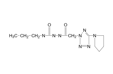 4-propyl-1-{[5-(pyrrolidinyl)-2H-tetrazol-2-yl]acetyl}semicarbazide