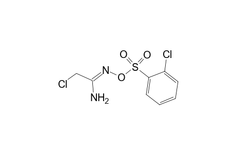 Ethanimidamide, 2-chloro-N2-(2-chlorobenzenesulfonyloxy)-