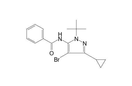 N-(4-bromo-1-1tert-butyl-3-cyclopropylpyrazol-5-yl)benzamide