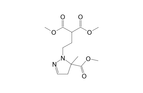 Dimethyl 2-[2-(4,5-dihydro-5-methoxycarbonyl-5-methyl-1H-pyrazol-1-yl)ethyl]malonate