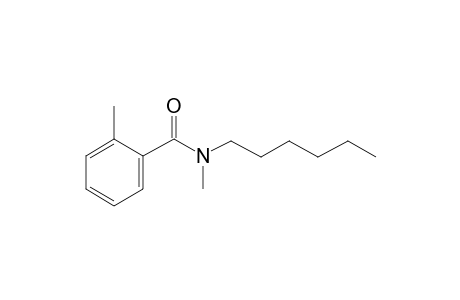 Benzamide, 2-methyl-N-methyl-N-hexyl-