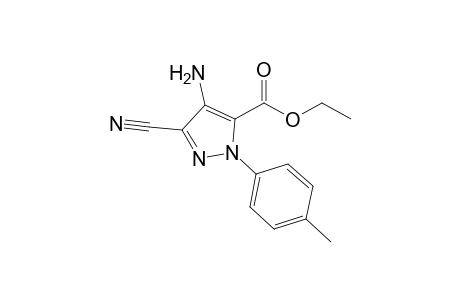 Ethyl 4-amino-3-cyano-1-p-tolyl-1H-pyrazole-5-carboxylate