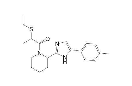 2-(ethylthio)-1-(2-(5-(p-tolyl)-1H-imidazol-2-yl)piperidin-1-yl)propan-1-one