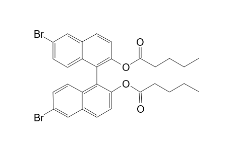 6,6'-Dibromo-1,1'-binaphthalene-2,2'-diyl dipentanoate