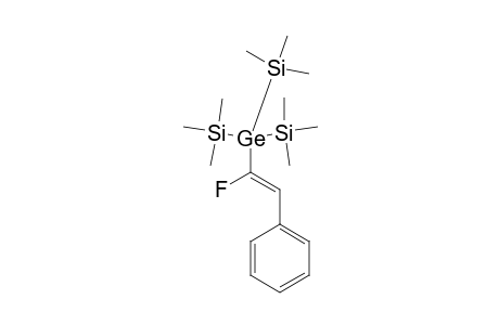 (E)-1-FLUORO-2-PHENYL-1-[TRIS-(TRIMETHYLSILYL)-GERMYL]-ETHENE