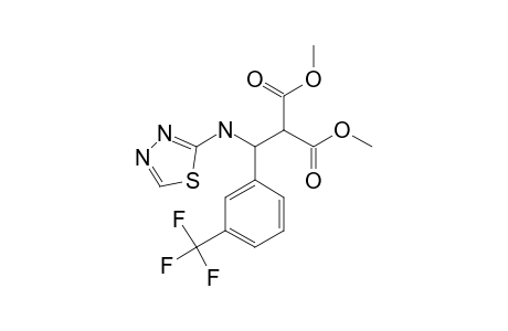 (-)-DIMETHYL-2-[(1,3,4-THIADIAZOL-2-YLAMINO)-[3-(TRIFLUOROMETHYL)-PHENYL]-METHYL]-MALONATE