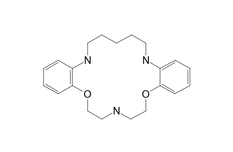 6H,16H-Dibenzo[H,Q][1,7,4,10,16]dioxatriazacyclooctadecine, 7,8,9,10,17,18,19,20,21,22-decahydro-